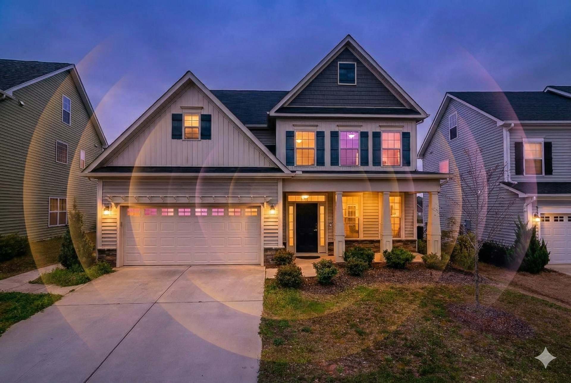 Smart home with speakers activated